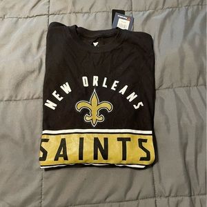 Mens New Orleans Saints Long-Sleeve T-Shirt (Medium)